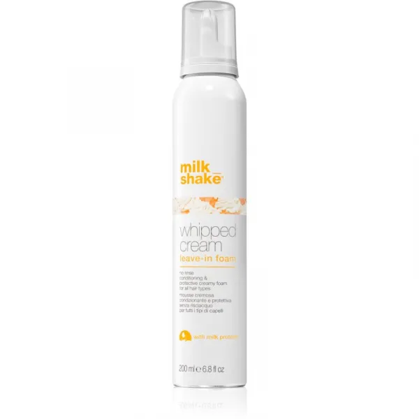 milk_shake® Leave-in Whipped Cream Foam bezoplachová starostlivosť pre všetky typy vlasov 200 ml