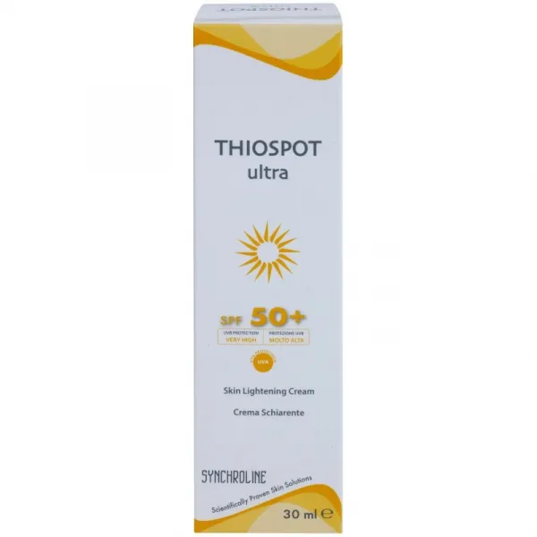 Synchroline Thiospot Ultra rozjasňujúci krém pre pleť s hyperpigmentáciou SPF 50+ 30 ml
