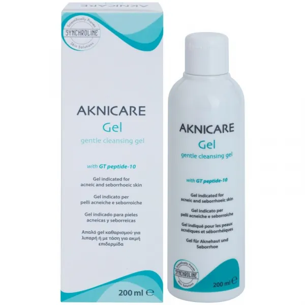 Synchroline Aknicare čistiaci gél pre aknóznu a seboroickú pleť 200 ml