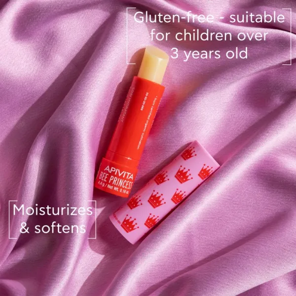 Apivita Lip Care Bee Princess hydratačný balzam na pery 4.4 g