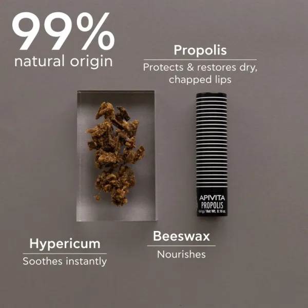 Apivita Lip Care Propolis balzam na suché a popraskané pery 4.4 g