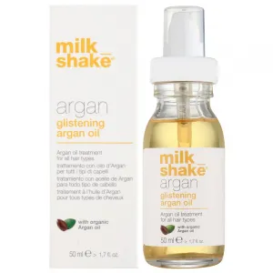 milk_shake® Argan Glistening Oil olejová starostlivosť s argánovým olejom pre všetky typy vlasov 50 ml