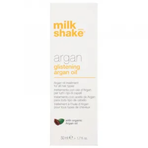 milk_shake® Argan Glistening Oil olejová starostlivosť s argánovým olejom pre všetky typy vlasov 50 ml