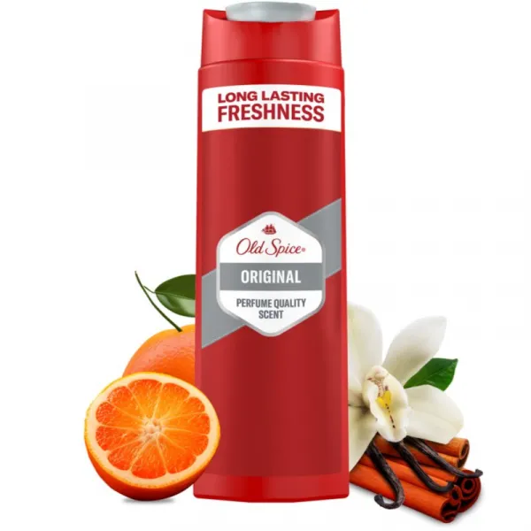 Old Spice Original 3 v 1 Sprchový Gél a Šampó Pre Mužov 400ml