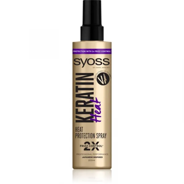 Syoss Keratin Heat sprej ochrana pred teplom 200 ml