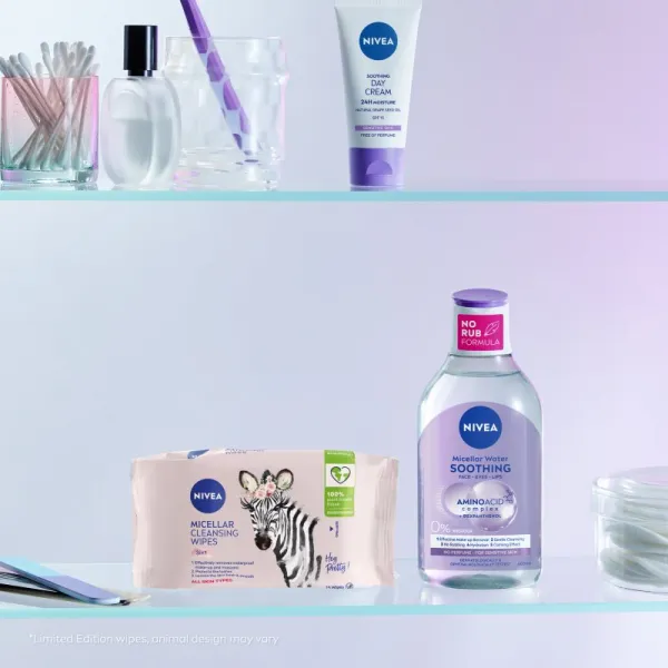 Nivea Micelárne čistiace pleťové obrúsky 3 v 1 25 ks