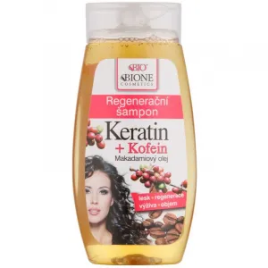 Bione Cosmetics Keratin + Kofein regeneračný šampón 260 ml