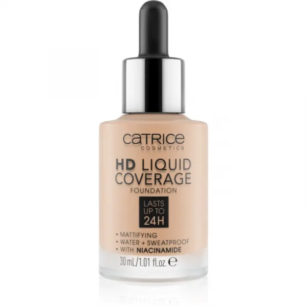 Catrice HD Liquid Coverage make-up odtieň 030 Sand Beige 30 ml