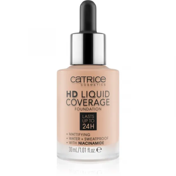Catrice HD Liquid Coverage make-up odtieň 020 Rose Beige 30 ml
