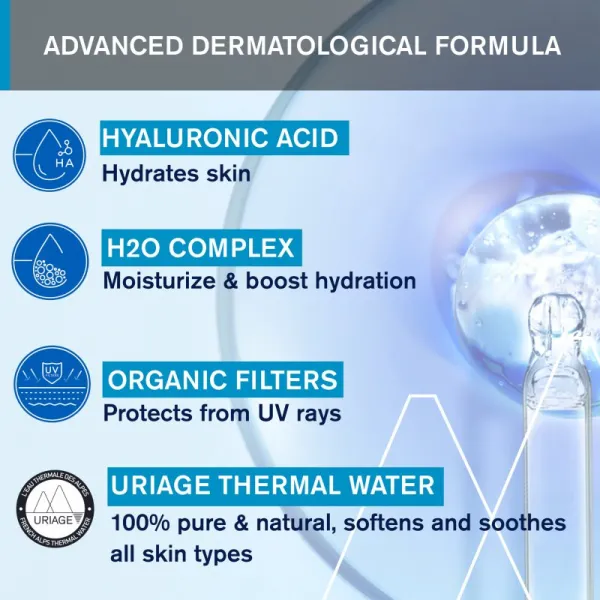 Uriage Eau Thermale Water Cream SPF 20 ľahký hydratačný krém SPF 20 40 ml