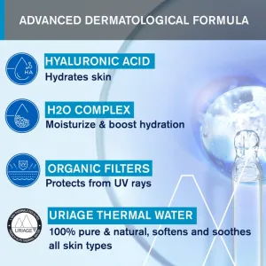 Uriage Eau Thermale Water Cream SPF 20 ľahký hydratačný krém SPF 20 40 ml