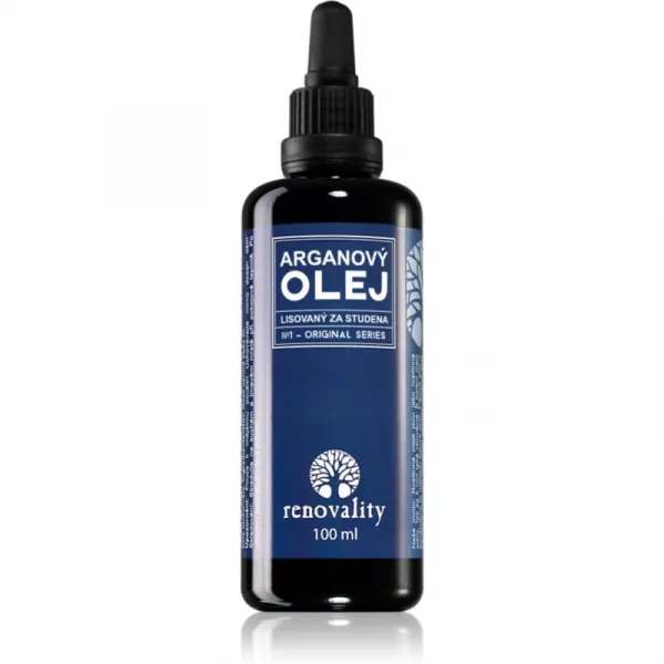 Renovality Original Series Arganový olej lisovaný za studena pleťový olej pre všetky typy pleti 100 ml