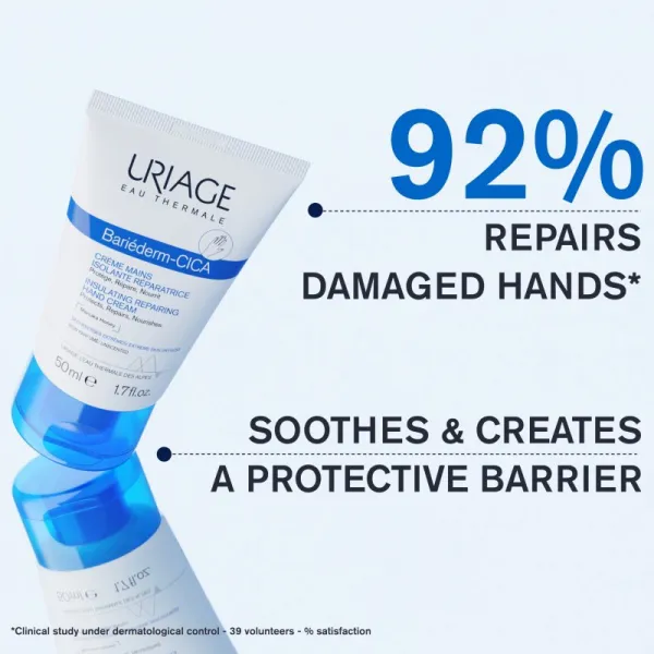Uriage Bariéderm Cica Insulating Repairing Hand Cream ochranný a reparatívny krém na ruky 50 ml