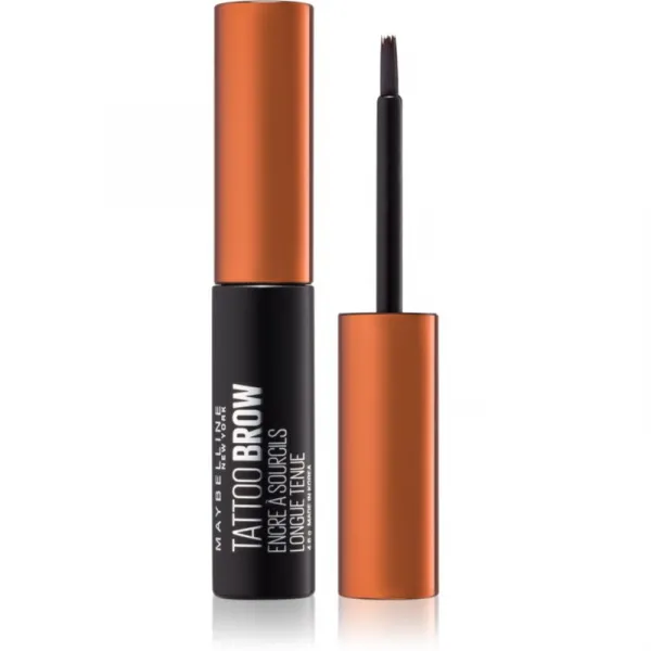 MAYBELLINE NEW YORK Tattoo Brow semipermanentná gélová farba na obočie odtieň Medium Brown 4.6 g