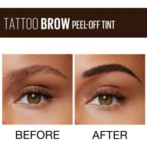 MAYBELLINE NEW YORK Tattoo Brow semi-permanentná gélová farba na obočie odtieň Dark Brown 4.6 g