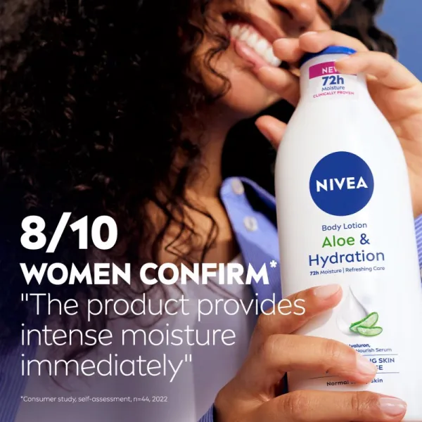Nivea Aloe & Hydration ľahké telové mlieko 400 ml