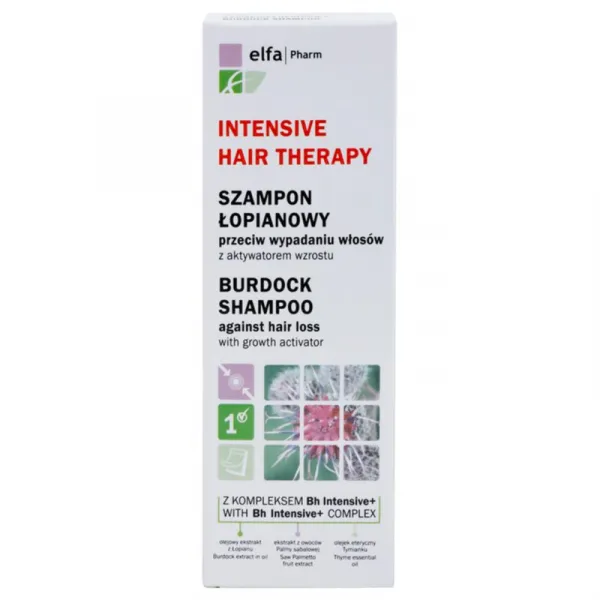 Lopúchový šampón na vlasy proti vypadávaniu - 200 ml - Elfa Pharm