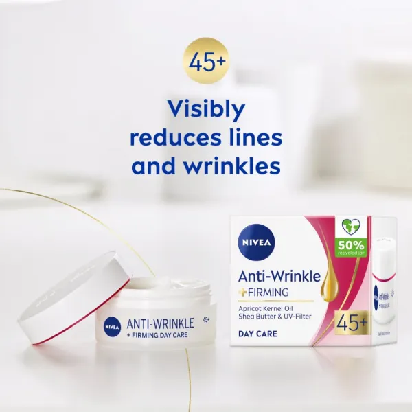 Nivea Firming spevňujúci denný krém proti vráskam 45+ 50 ml