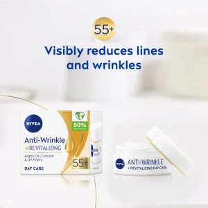 NIVEA Revitalizing obnovujúci denný krém proti vráskam 55+ 50 ml