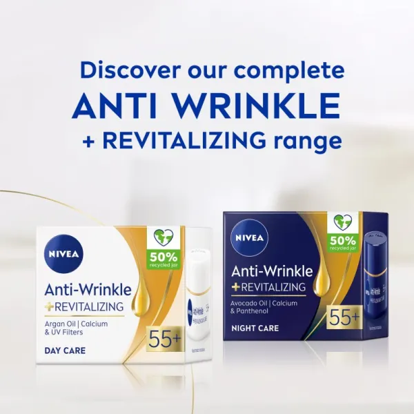 NIVEA Revitalizing obnovujúci denný krém proti vráskam 55+ 50 ml