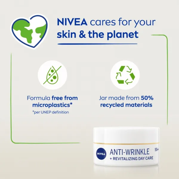 NIVEA Revitalizing obnovujúci denný krém proti vráskam 55+ 50 ml