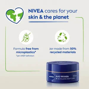 NIVEA Revitalizing obnovujúci nočný krém proti vráskam 55+ 50 ml