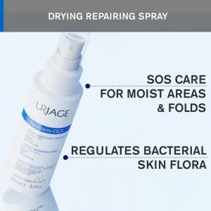 Uriage Bariéderm Cica Drying Repairing Spray vysušujúci reparatívny sprej s obsahom medi a zinku 100 ml