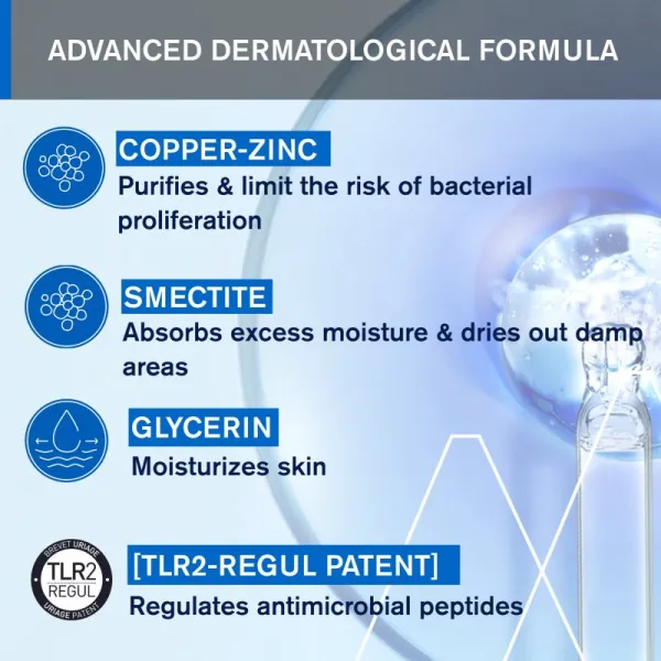 Uriage Bariéderm Cica Drying Repairing Spray vysušujúci reparatívny sprej s obsahom medi a zinku 100 ml
