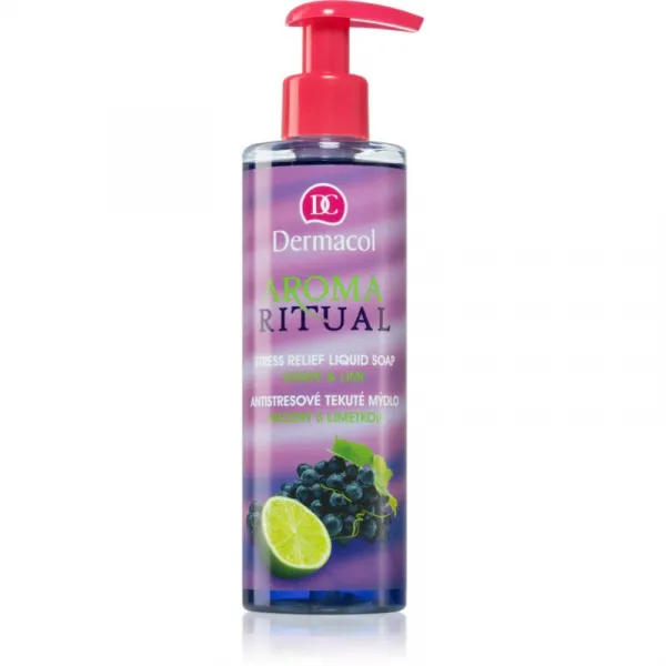 Dermacol Aroma Moment Grape & Lime antistresové tekuté mydlo 250 ml