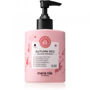 Maria Nila Colour Refresh Autumn Red jemná vyživujúca maska bez permanentných farebných pigmentov výdrž 4 – 10 umytí 6.60 300 ml