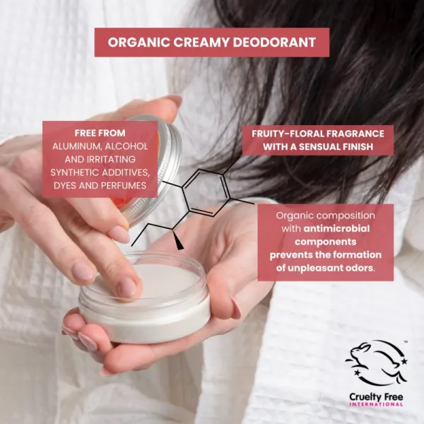 Soaphoria Zmyselnosť Organic Creamy Deodorant krémový dezodorant 50 ml