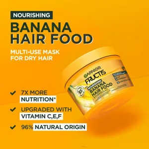 Garnier Fructis Banana Hair Food vyživujúca maska pre suché vlasy 390 ml