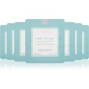 FOREO UFO™ Make My Day ochranná pleťová maska s hydratačným účinkom 7 x 6 g