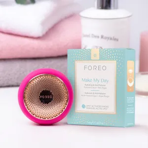 FOREO UFO™ Make My Day ochranná pleťová maska s hydratačným účinkom 7 x 6 g