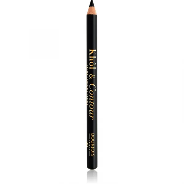 Bourjois Khôl & Contour Extra Longue Tenue dlhotrvajúca ceruzka na oči odtieň 002 Ultra Black 1.2 g