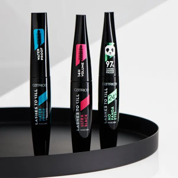 Catrice Lashes to Kill vodeodolná riasenka pre objem a natočenie rias odtieň 010 Black 10 ml