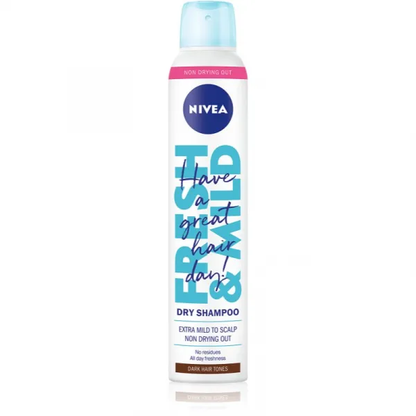 Nivea Suchý šampón Fresh Revive pre tmavé vlasy 200 ml