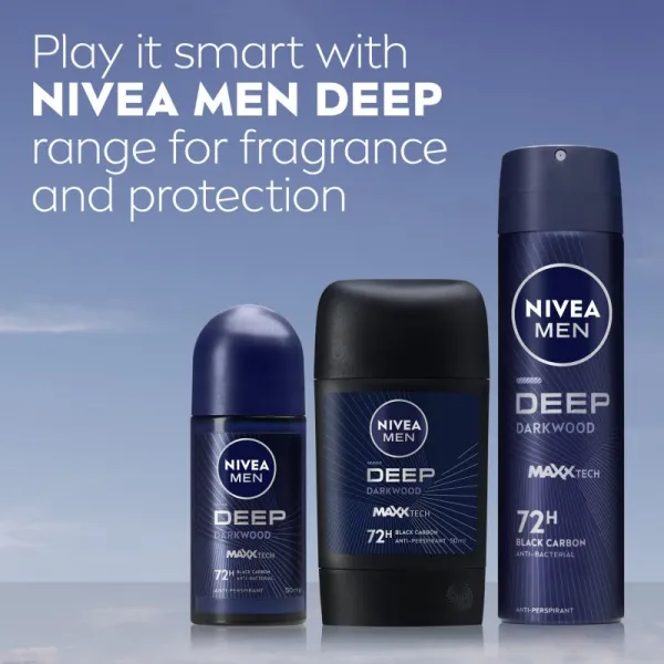 Nivea Men Deep guličkový antiperspirant pre mužov 50 ml