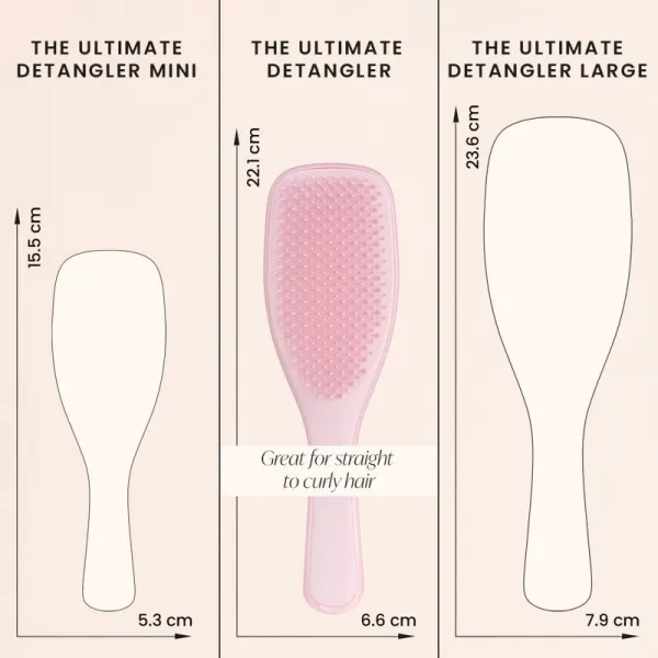 Tangle Teezer Ultimate Detangler Millenial Pink plochá kefa pre všetky typy vlasov 1 ks