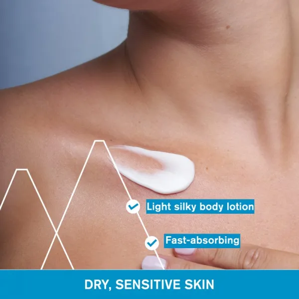 Uriage Eau Thermale Silky Body Lotion hodvábne telové mlieko pre suchú a citlivú pokožku 200 ml