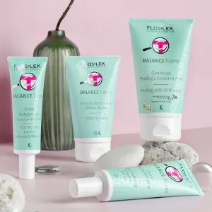 FlosLek Laboratorium Balance T-Zone Gommage peeling pre zmiešanú pleť 125 g