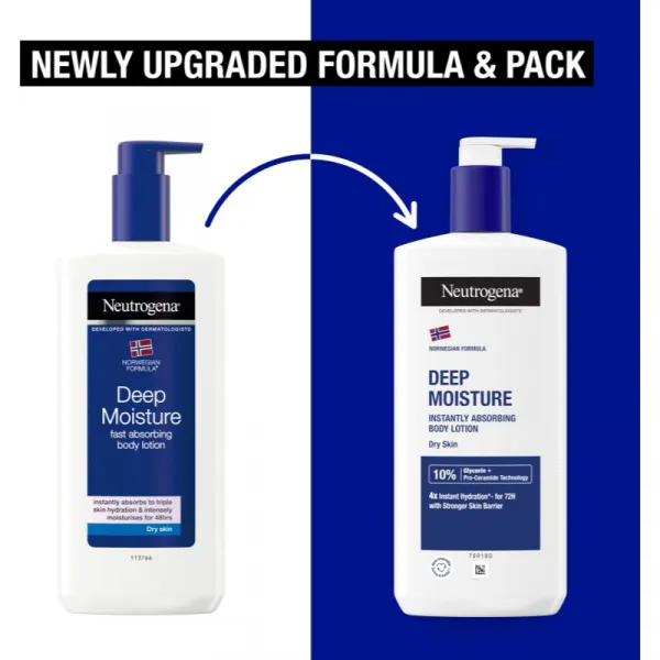 Neutrogena Norwegian Formula® hĺbkovo hydratačné telové mlieko 400 ml