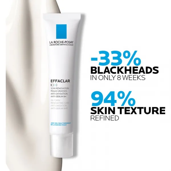 La Roche-Posay Effaclar K (+) svieži zmatňujúci krém pre mastnú a problematickú pleť 40 ml