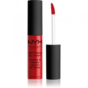 NYX Professional Makeup Soft Matte Lip Cream ľahký tekutý matný rúž odtieň 01 Amsterdam 8 ml