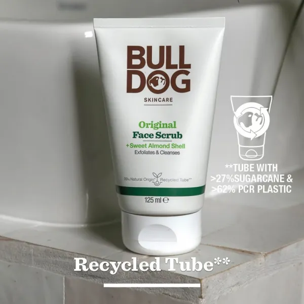 Bulldog Original Face Scrub čistiaci pleťový peeling pre mužov 125 ml
