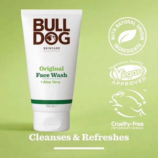 Bulldog Original Face Wash čistiaci gél na tvár 150 ml