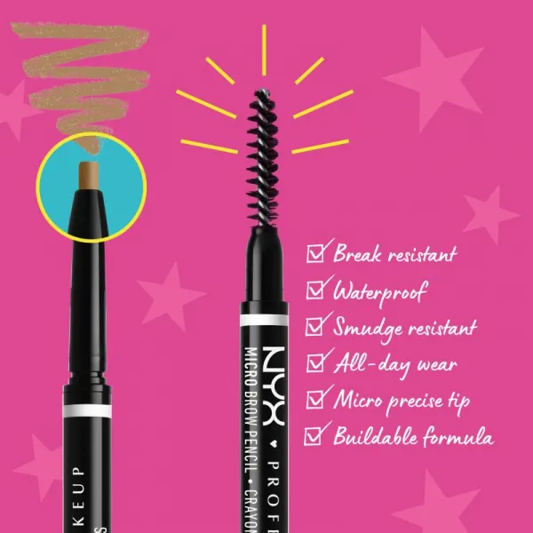 NYX Professional Makeup Micro Brow Pencil ceruzka na obočie odtieň 02 Blonde 0.09 g