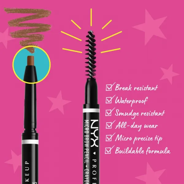 NYX Professional Makeup Micro Brow Pencil ceruzka na obočie odtieň 03 Auburn 0.09 g