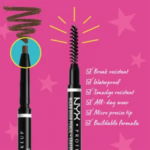 NYX Professional Makeup Micro Brow Pencil ceruzka na obočie odtieň 06 Brunette 0.09 g