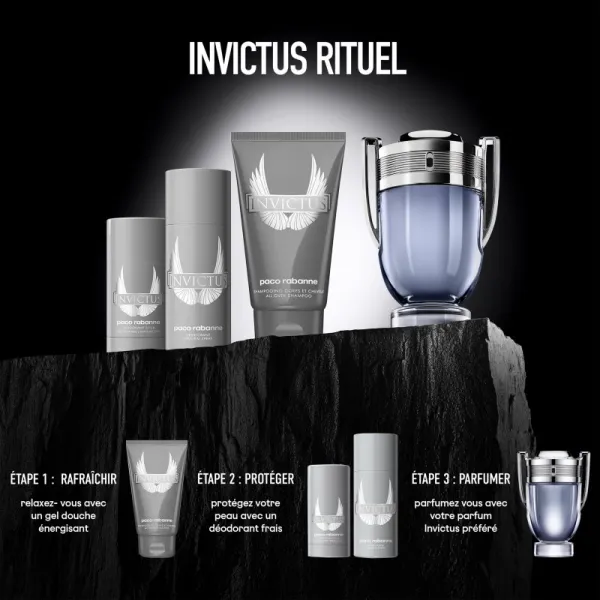 Rabanne Invictus deostick pre mužov 75 g